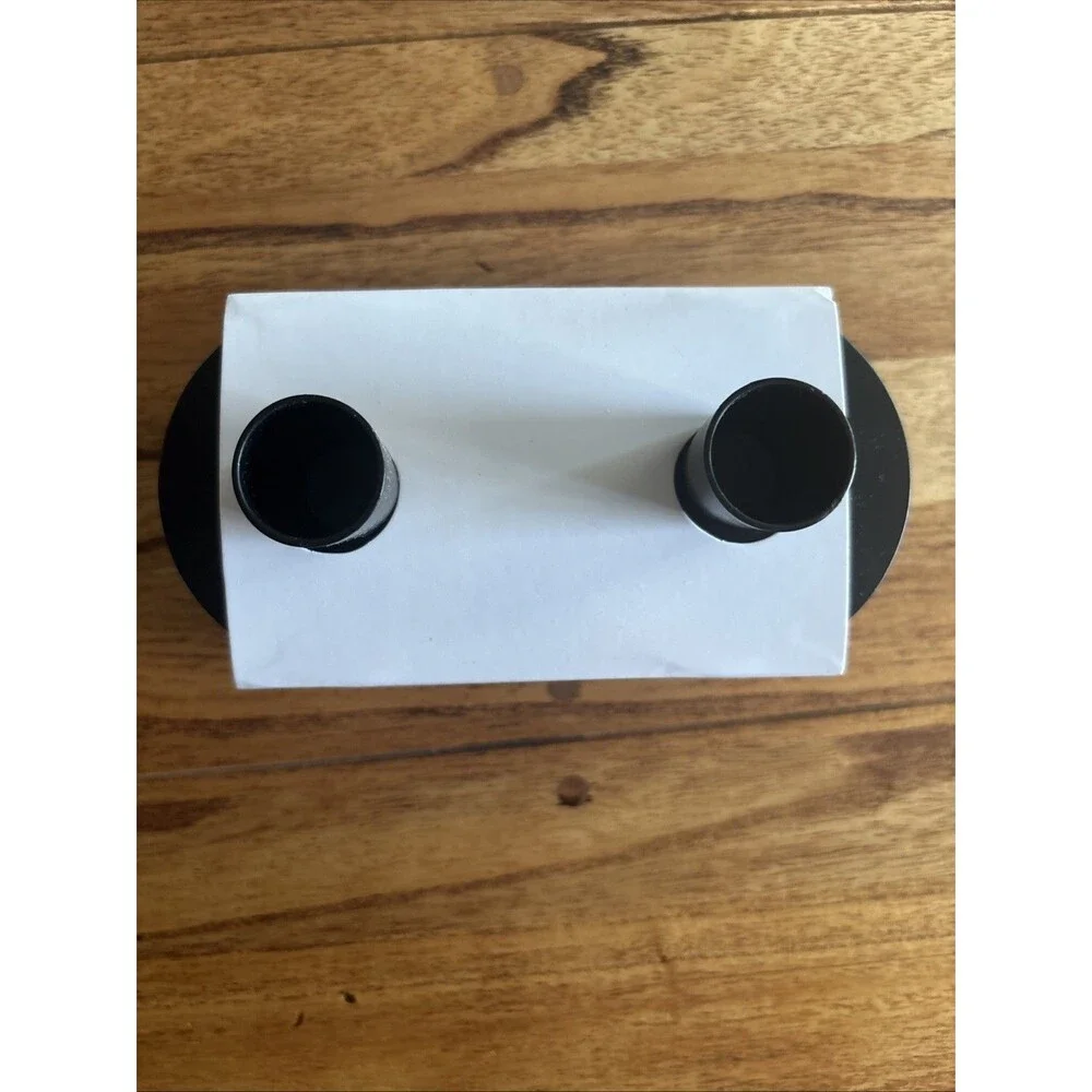 Black Metal Taper Candleholders 4-Pack NWT Decor